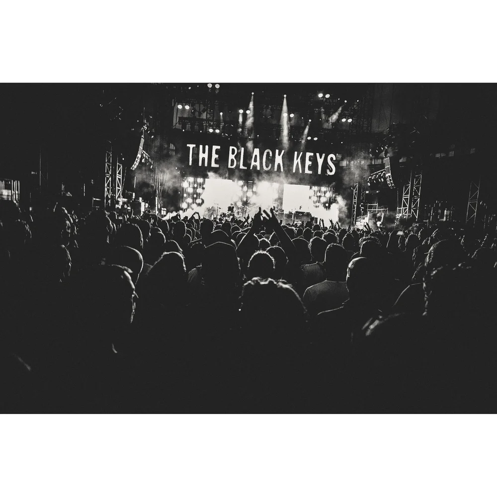 The Black Keys "Crowd" Redondo Beach CA 2023  by Larry Niehues