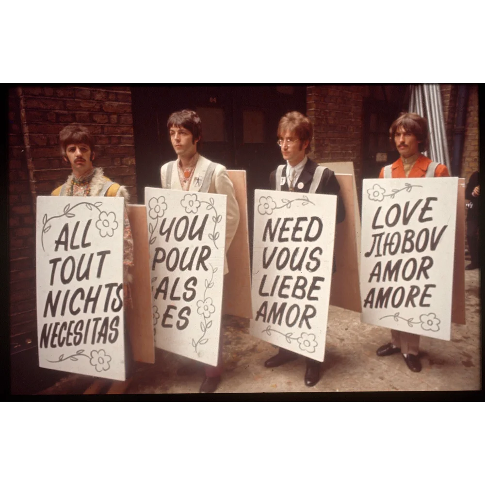 The Beatles, "Our World", London, 1967 by Glen Craig