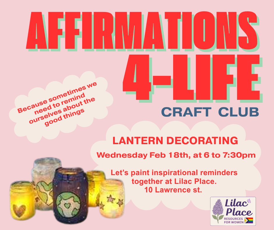 Affirmations Club - Lantern Decorating