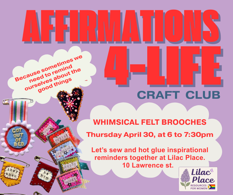 Affirmations Club: Felt Badges