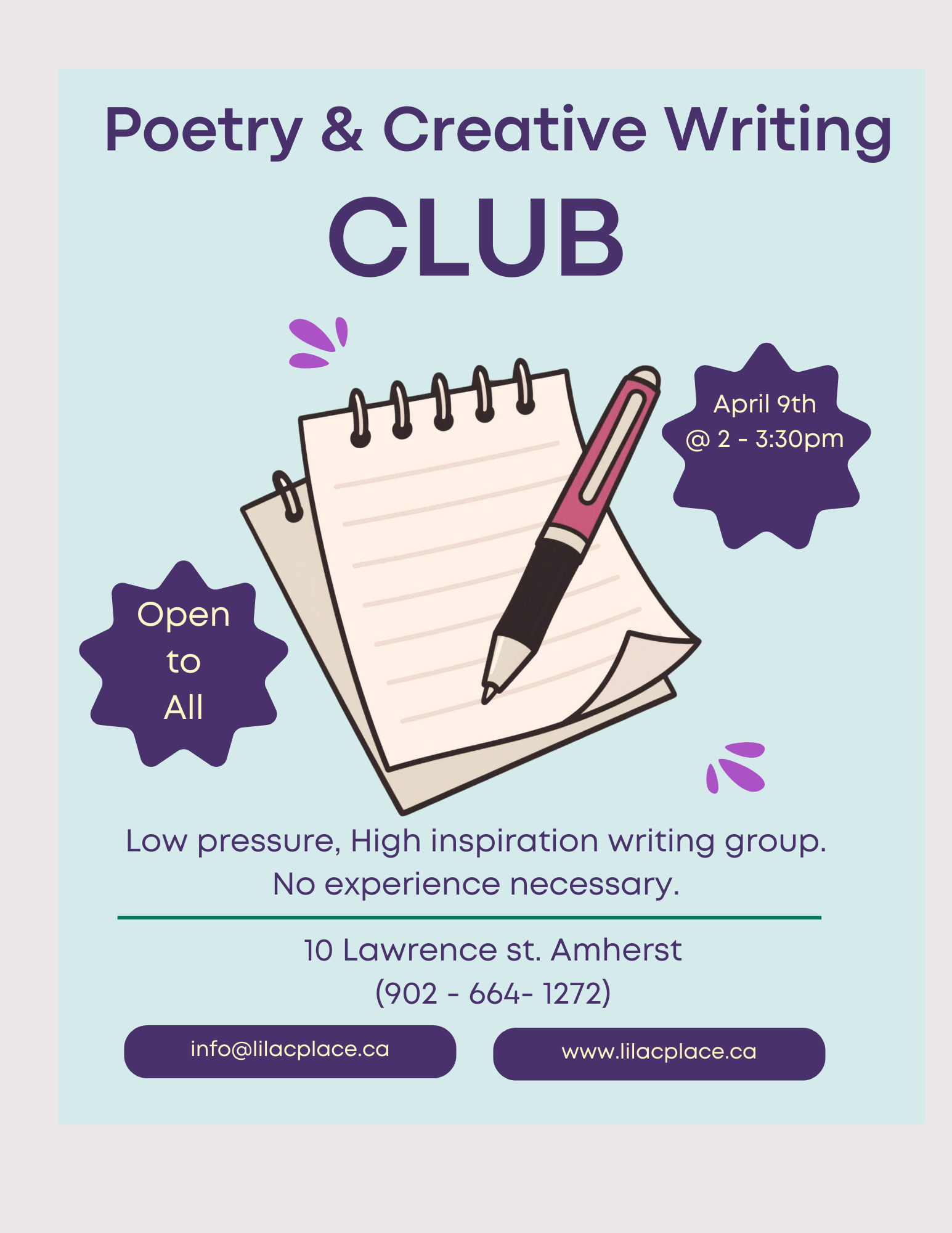 Poetry & Creative Writing Group