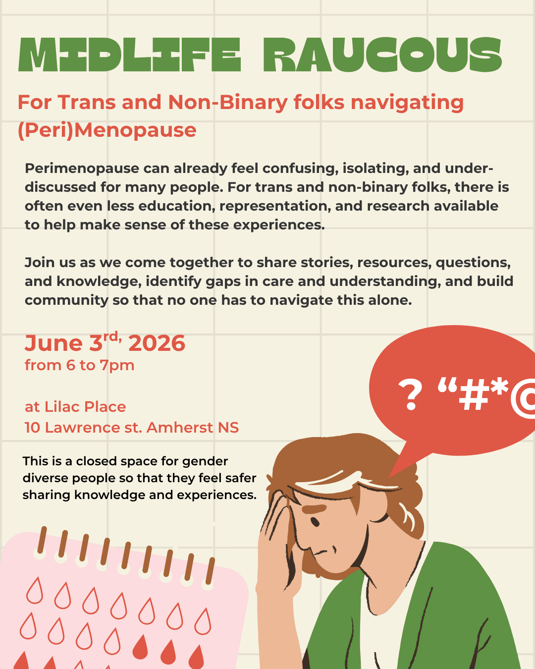 Midlife Raucous: For Trans and Non-binary folks navigating (Peri)menopause