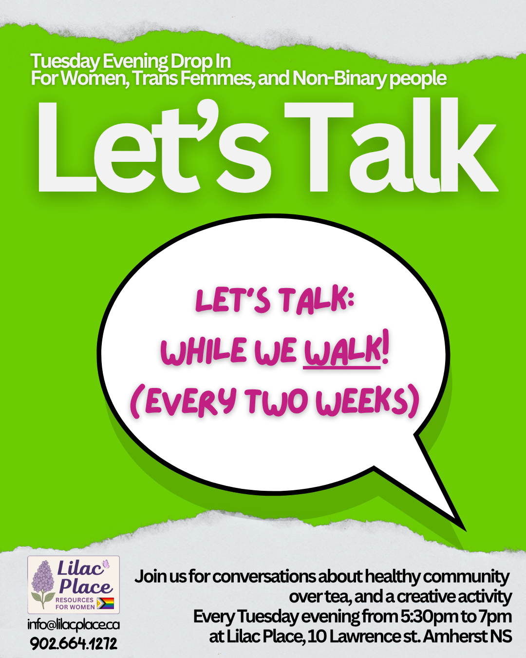 Let's Talk While We Walk 