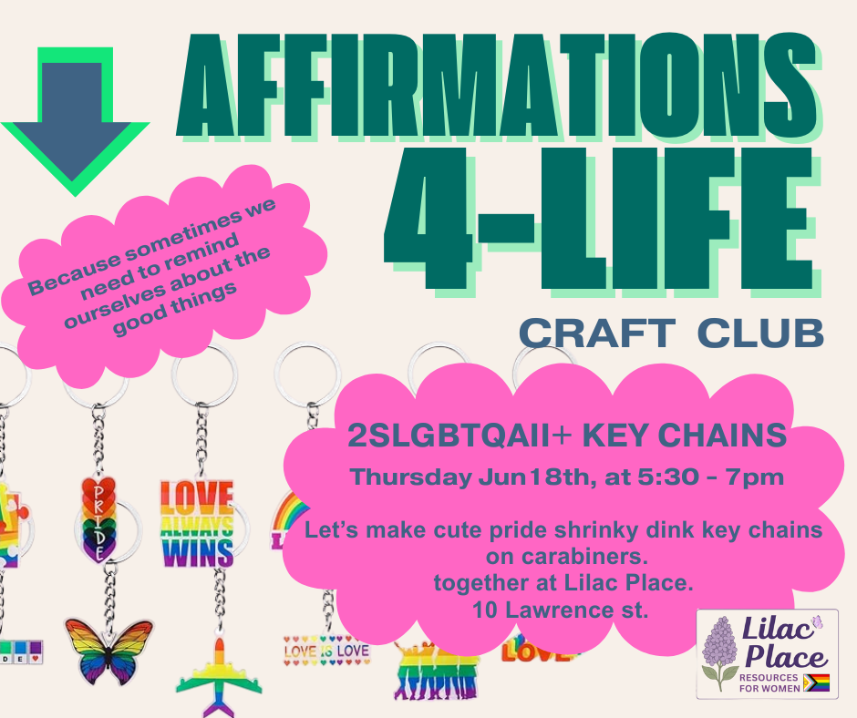 Affirmations Craft Club: Key Chains on Carabiners