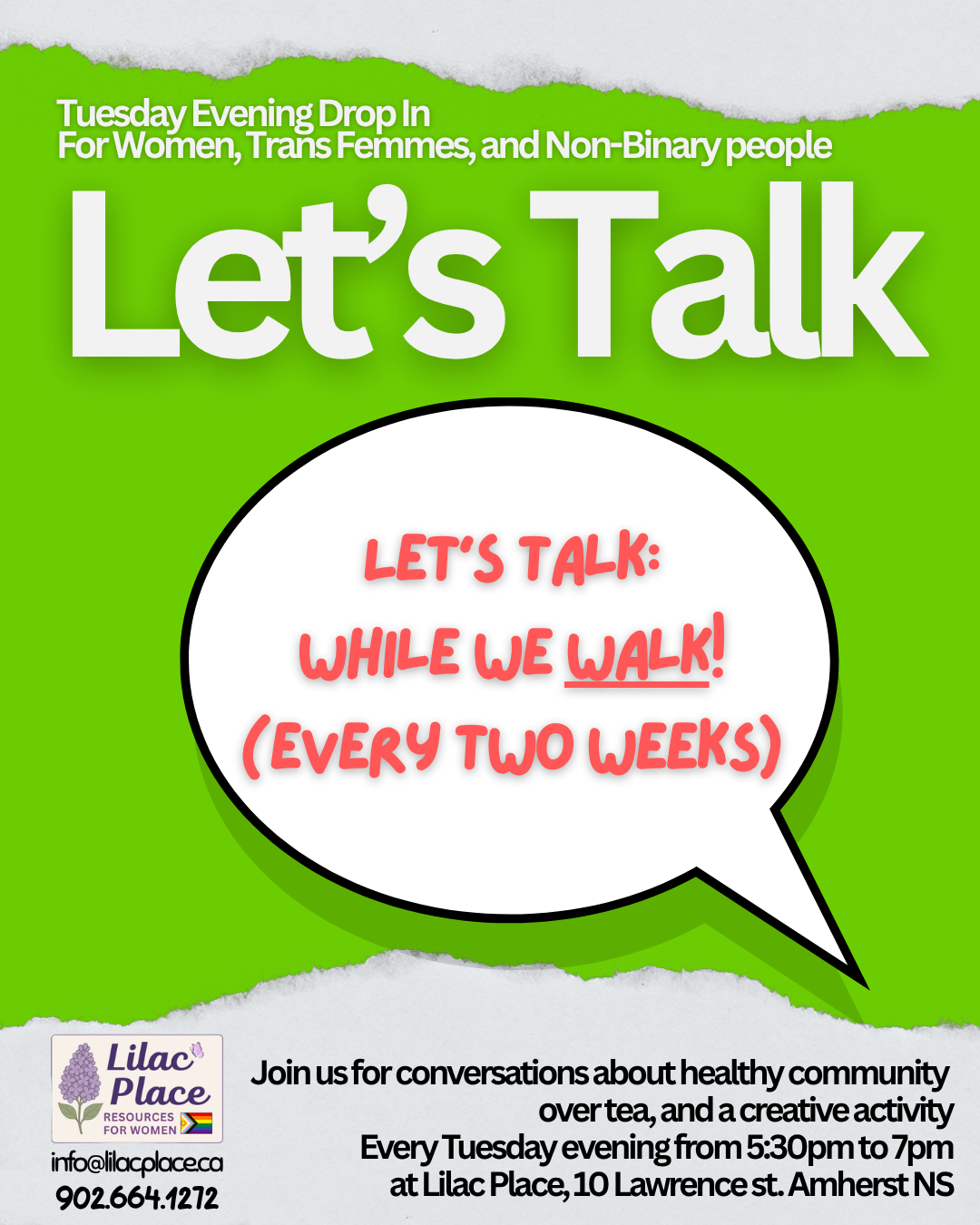Let's Talk: While we Walk