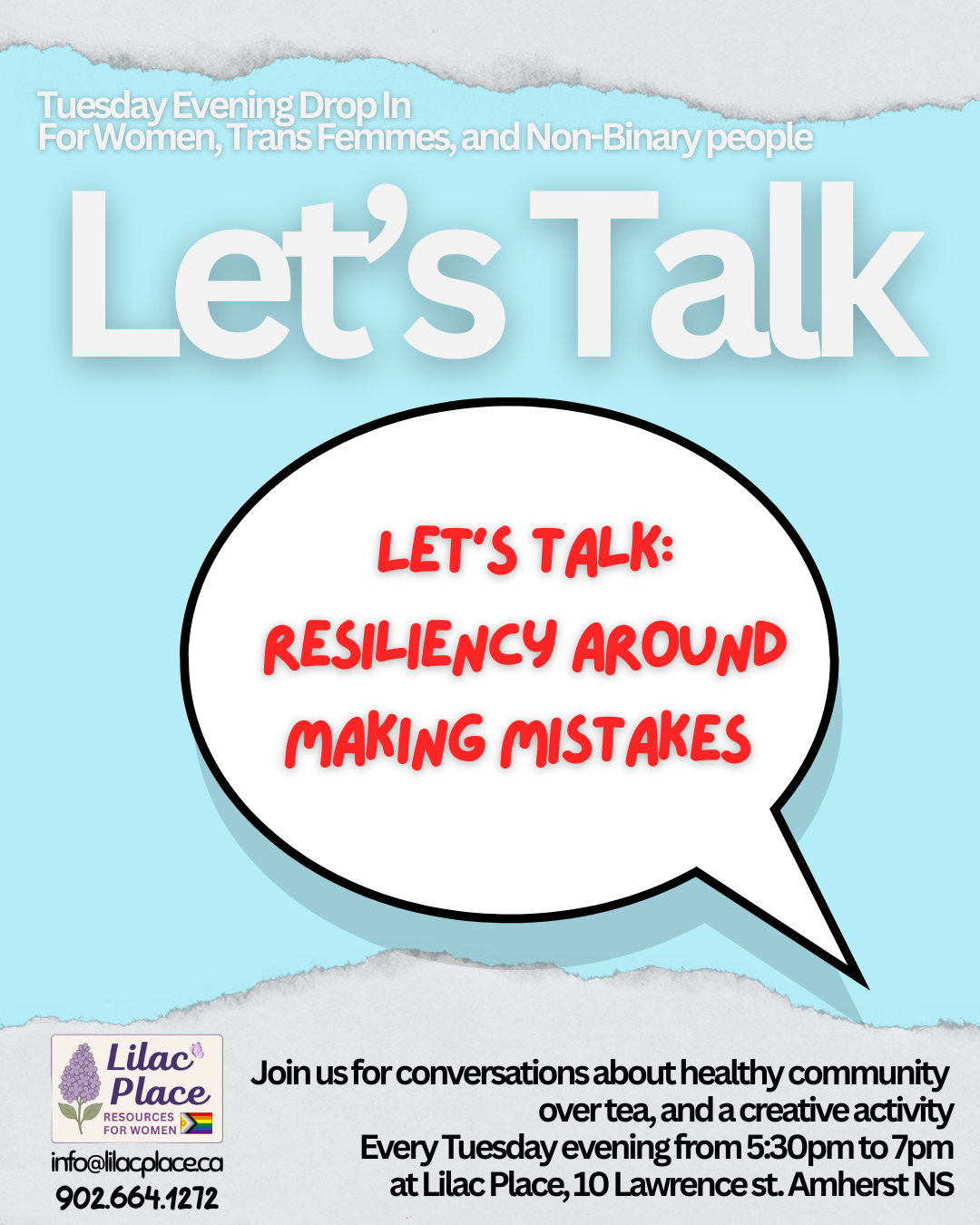 Let's Talk: Building Resilience Around Making Mistakes 