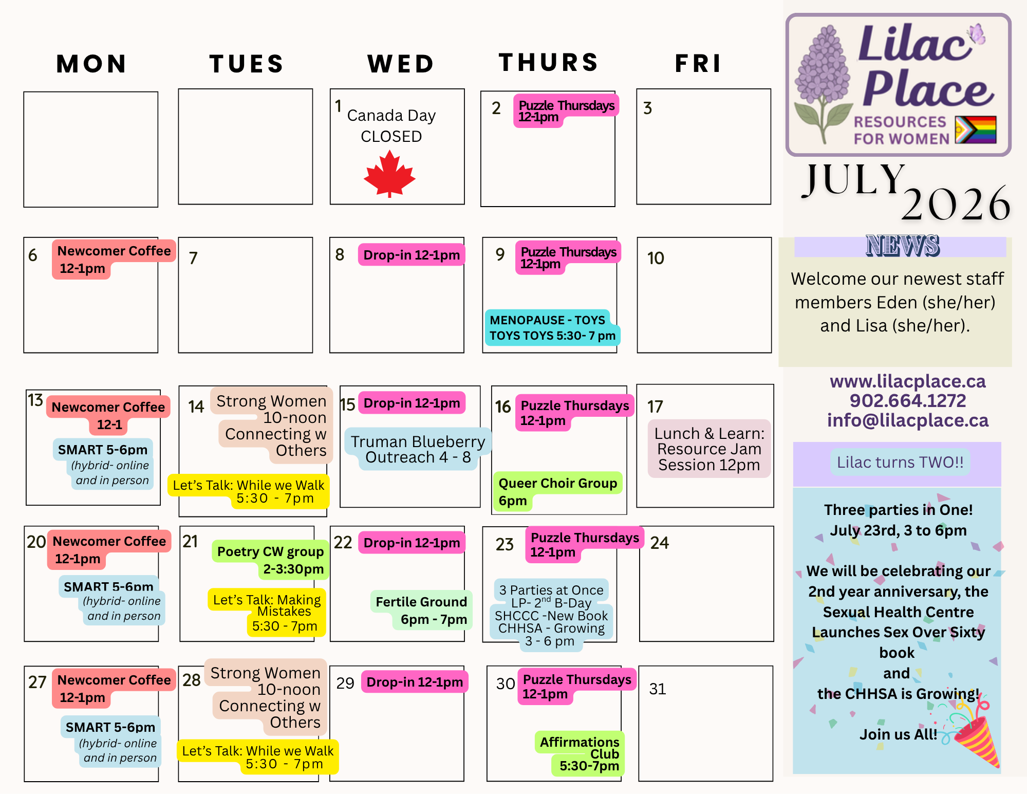 July’s Newsletter