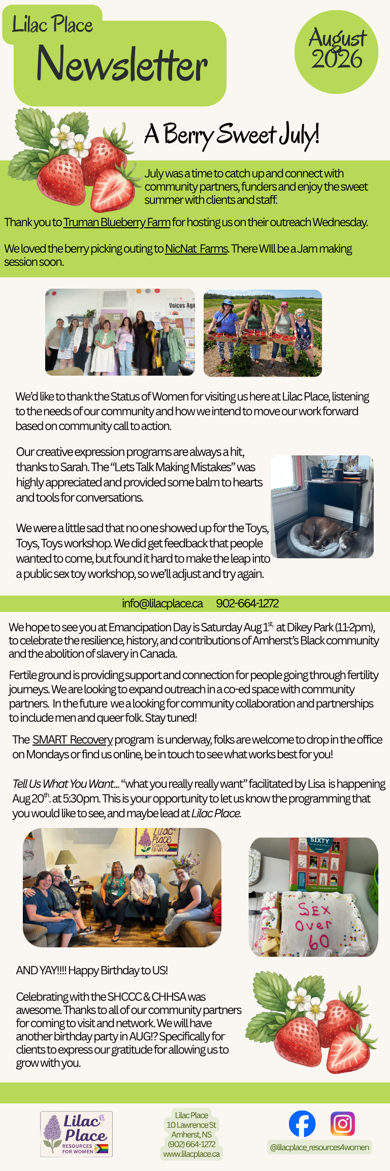 August Newsletter