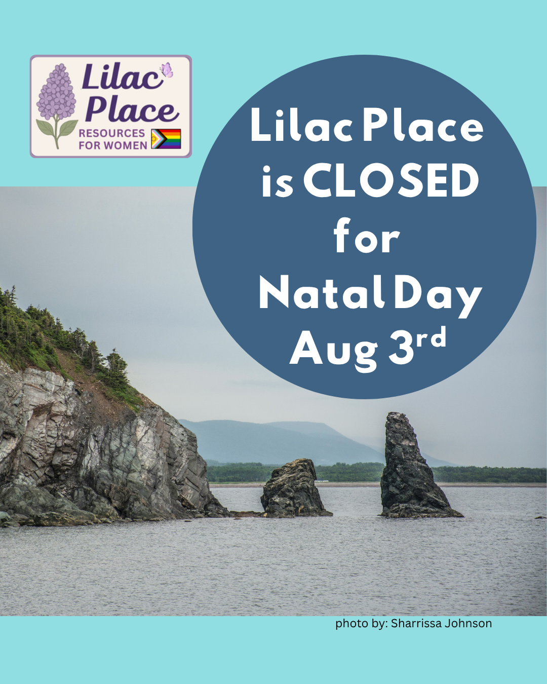 Closed for Natal Day