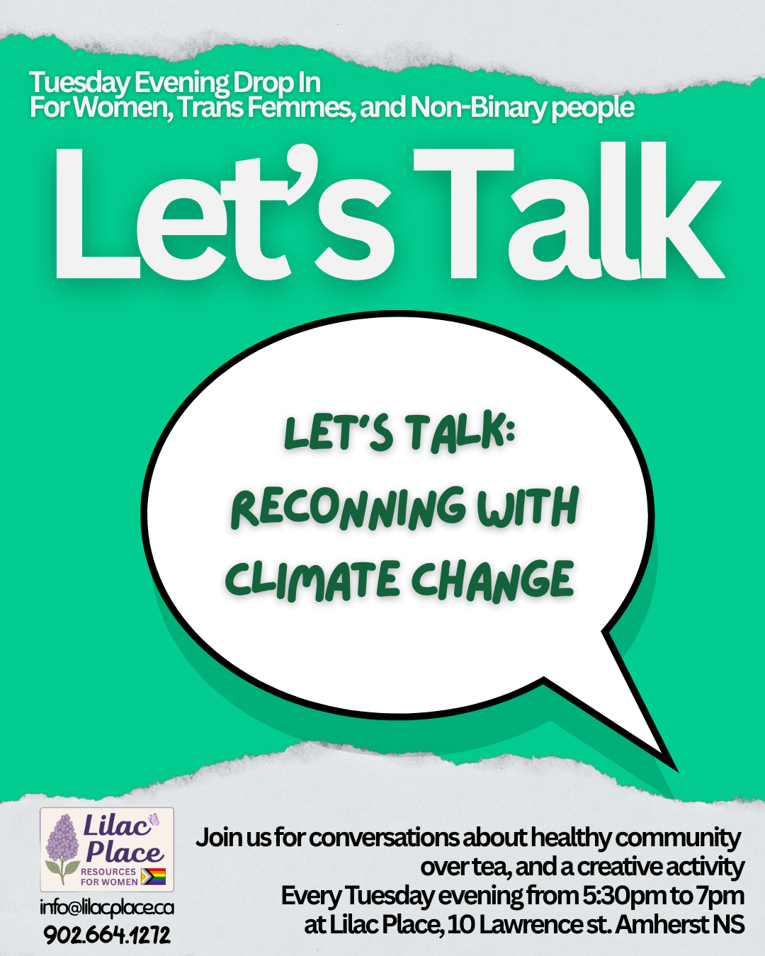 Let's Talk: Reconning with Climate Change