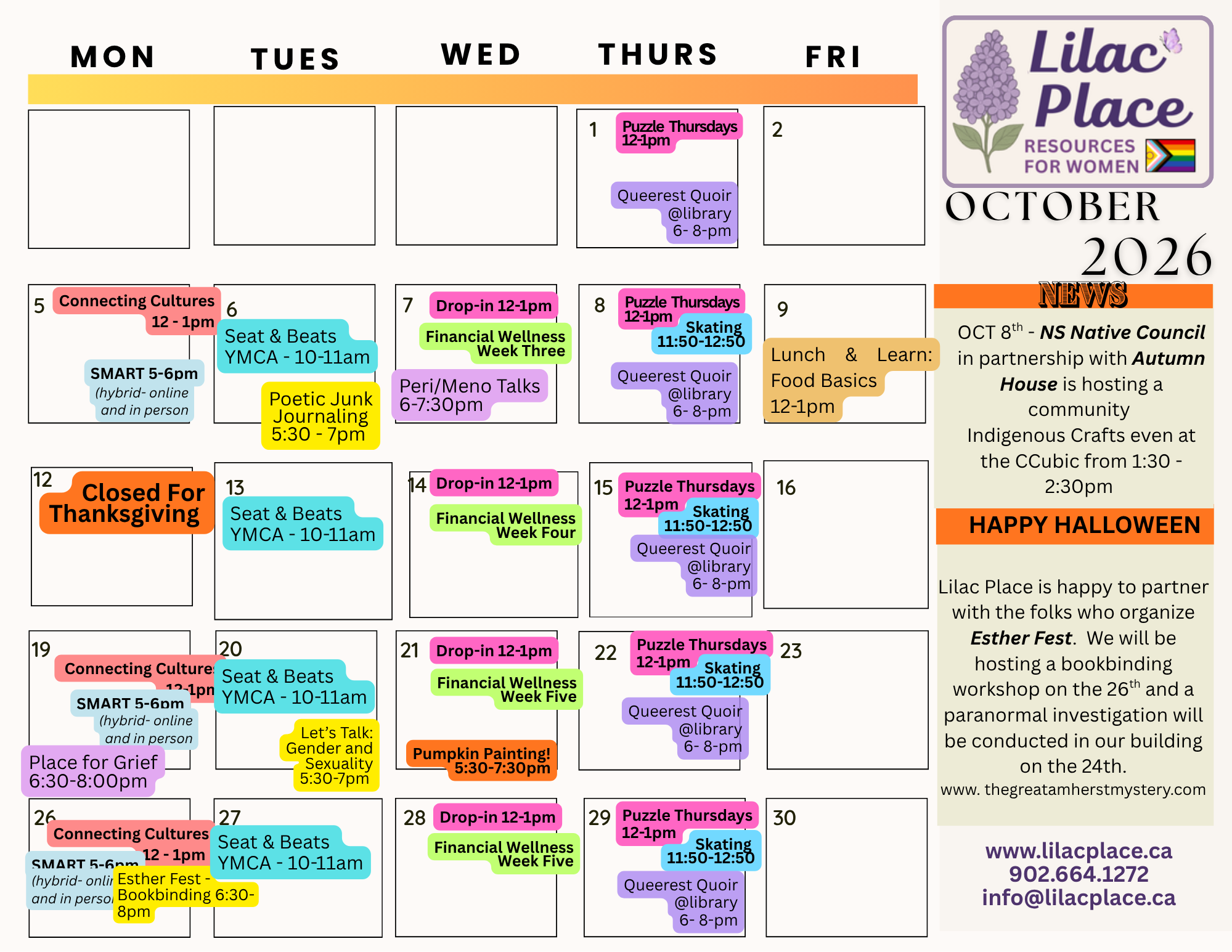 October Newsletter
