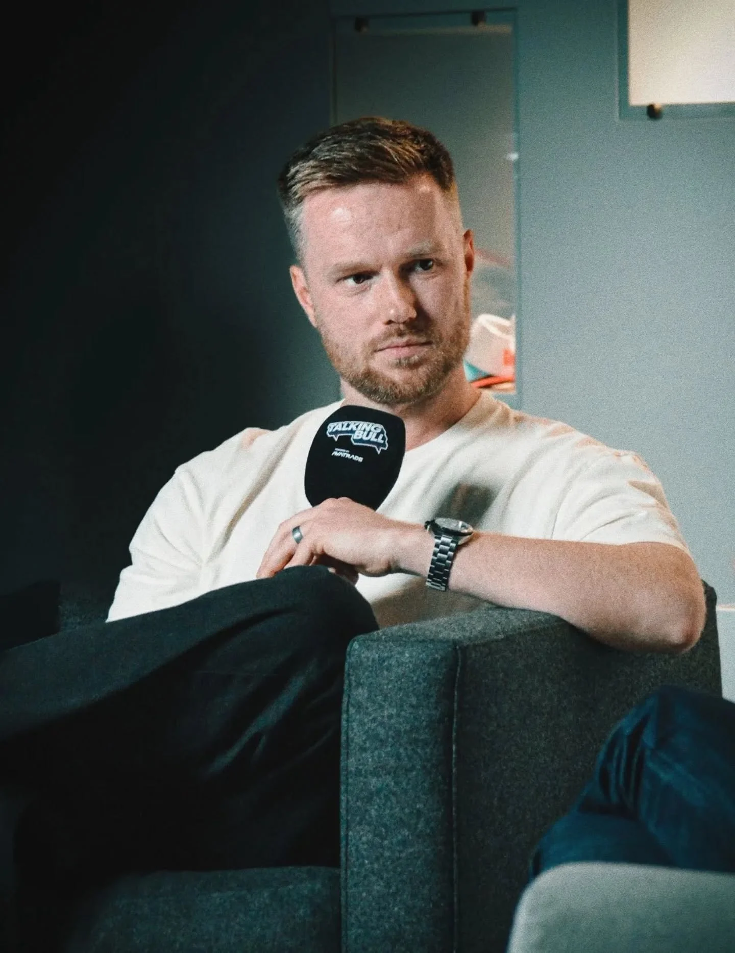 Had a blinding chat - you'll have to wait to find out who with. 👀🐂 @redbullracing