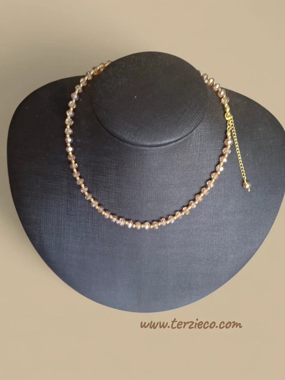 Colar de Cristal de vidro Citrino Boreal