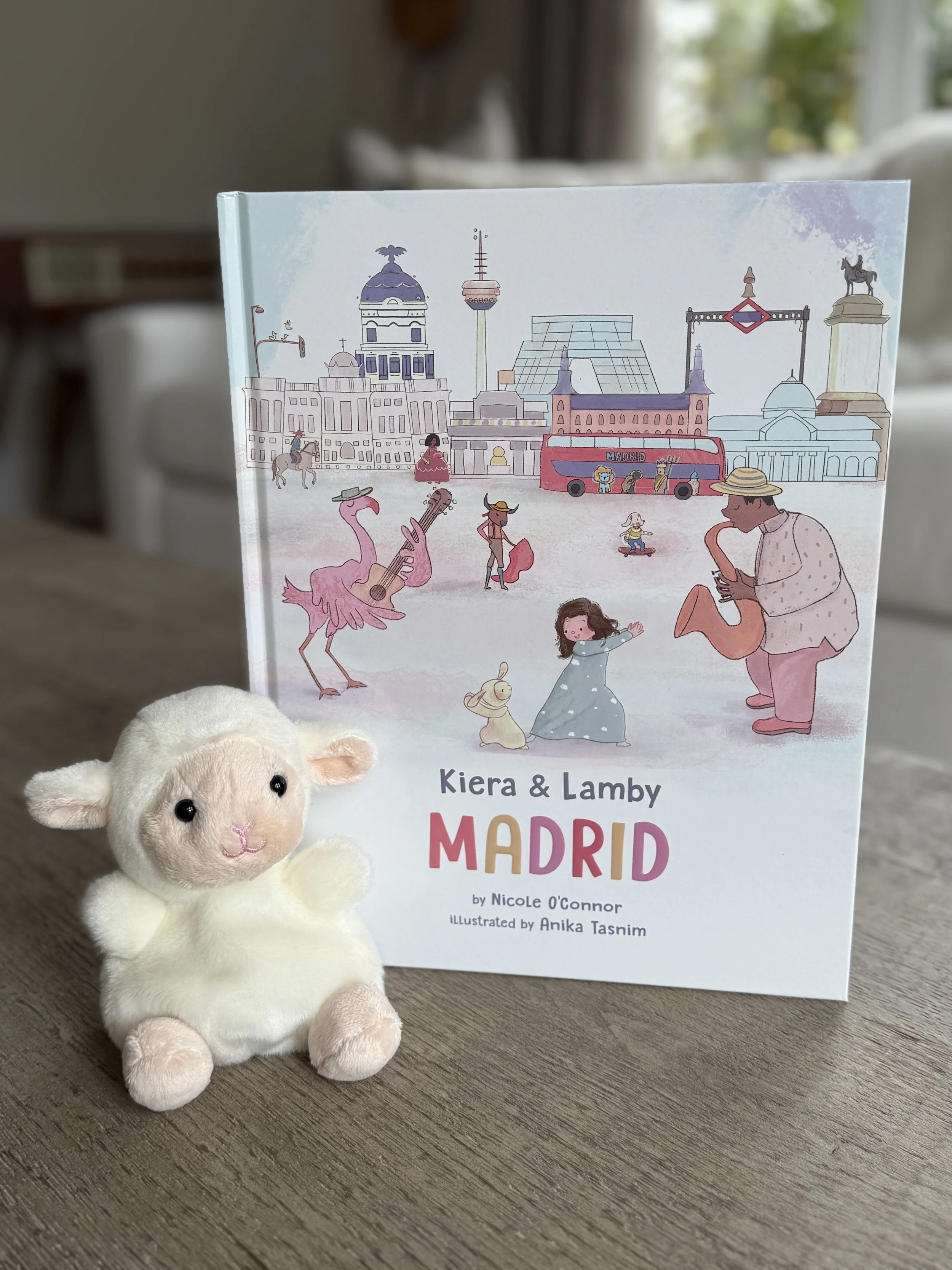 Madrid Book + Travel Lamb Bundle