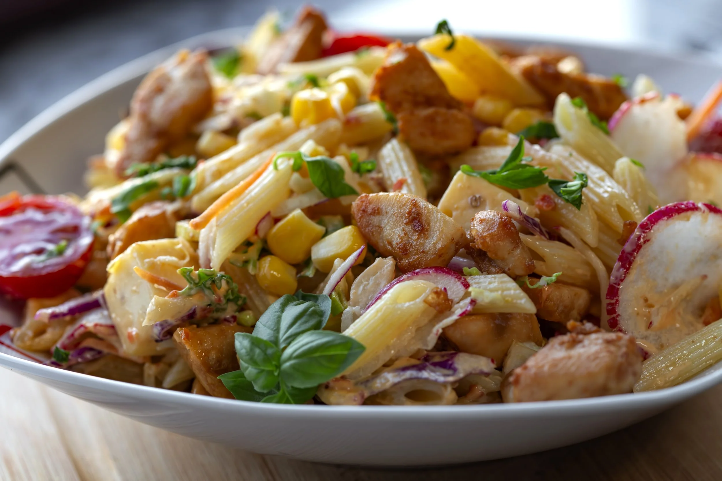 Grilled Chicken with Summer Corn &amp; Tomato Panzanella