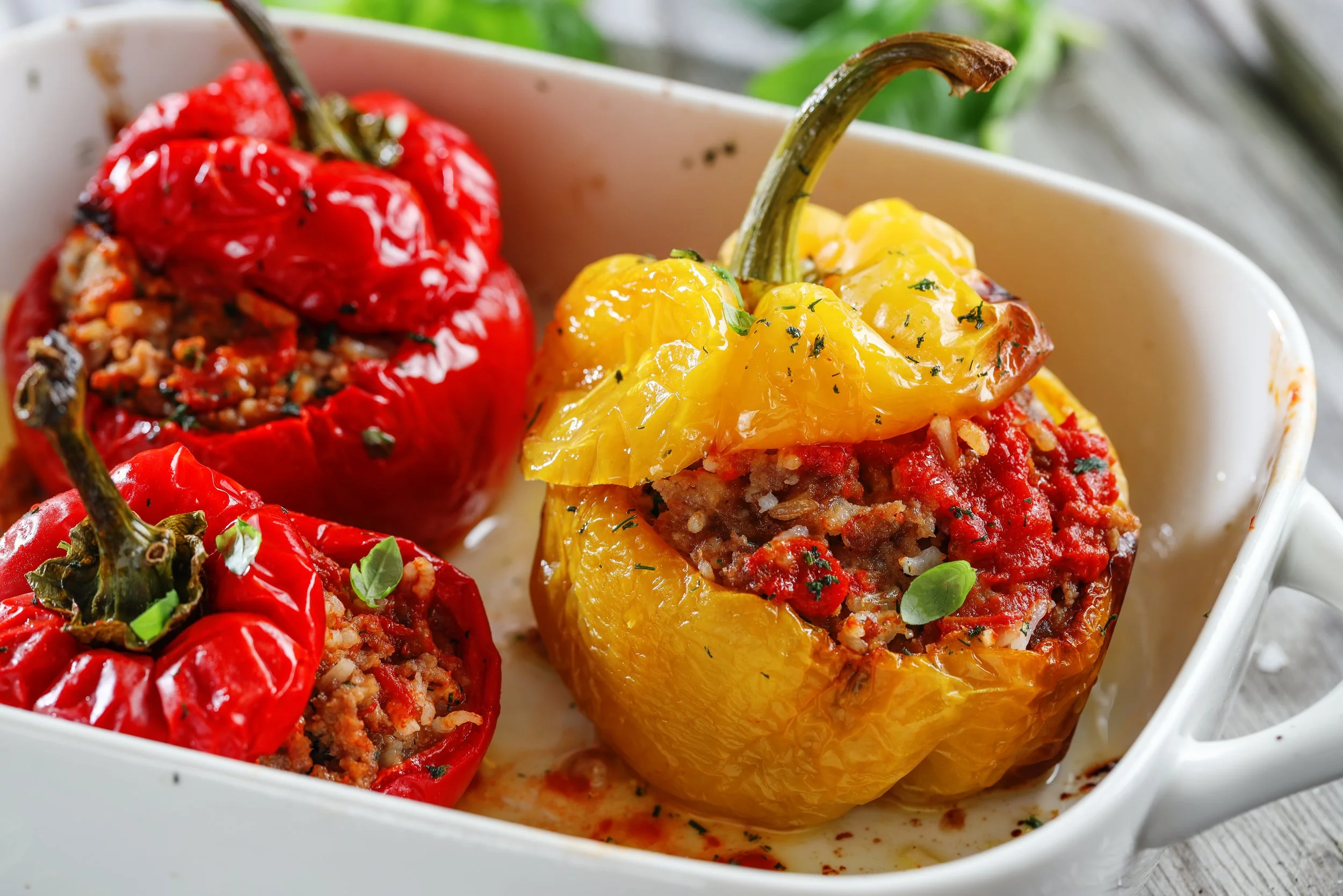 Santa Barbara Stuffed Peppers