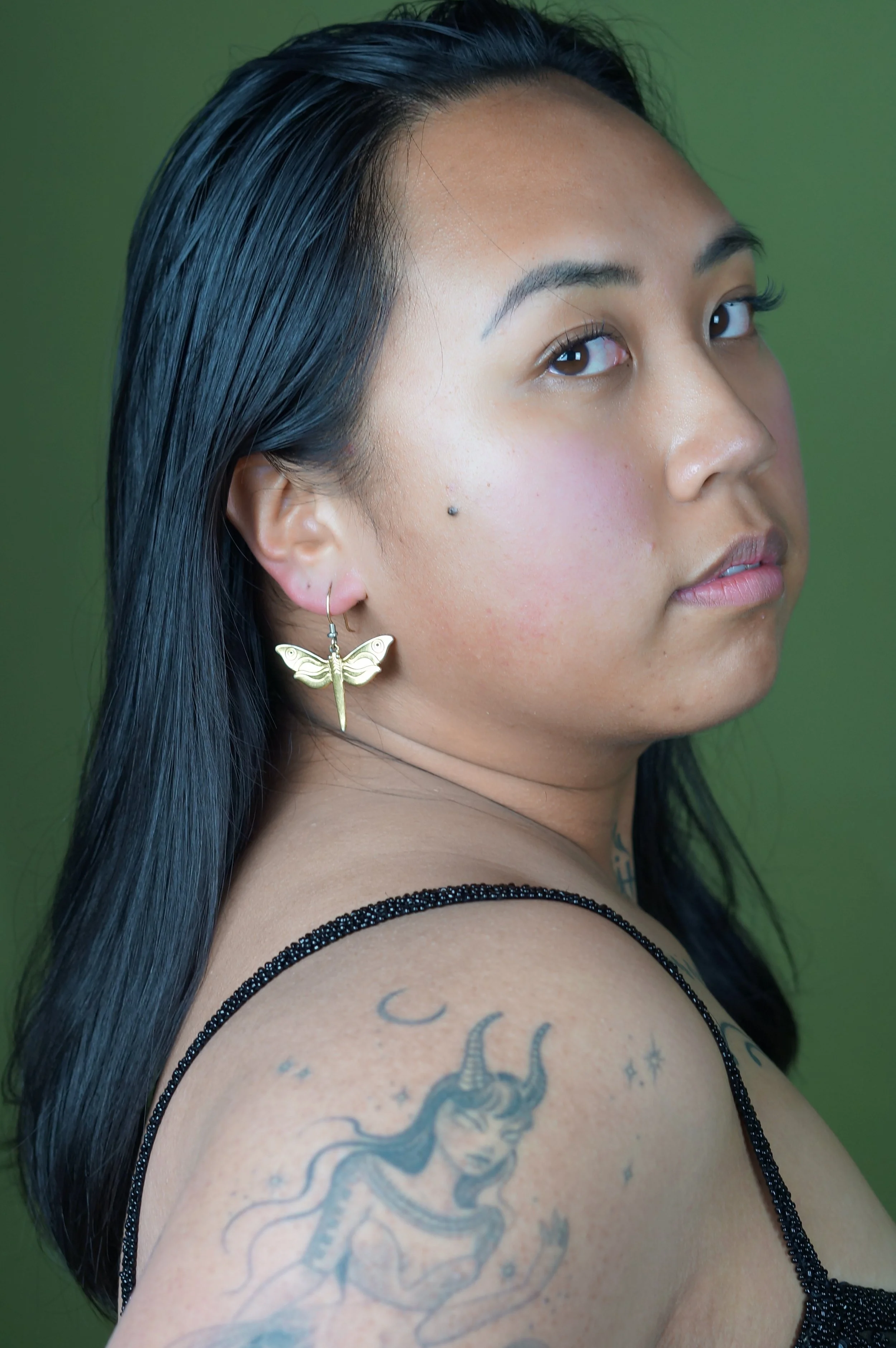 1980's "Laurel Burch" Dragonfly Earrings • $37