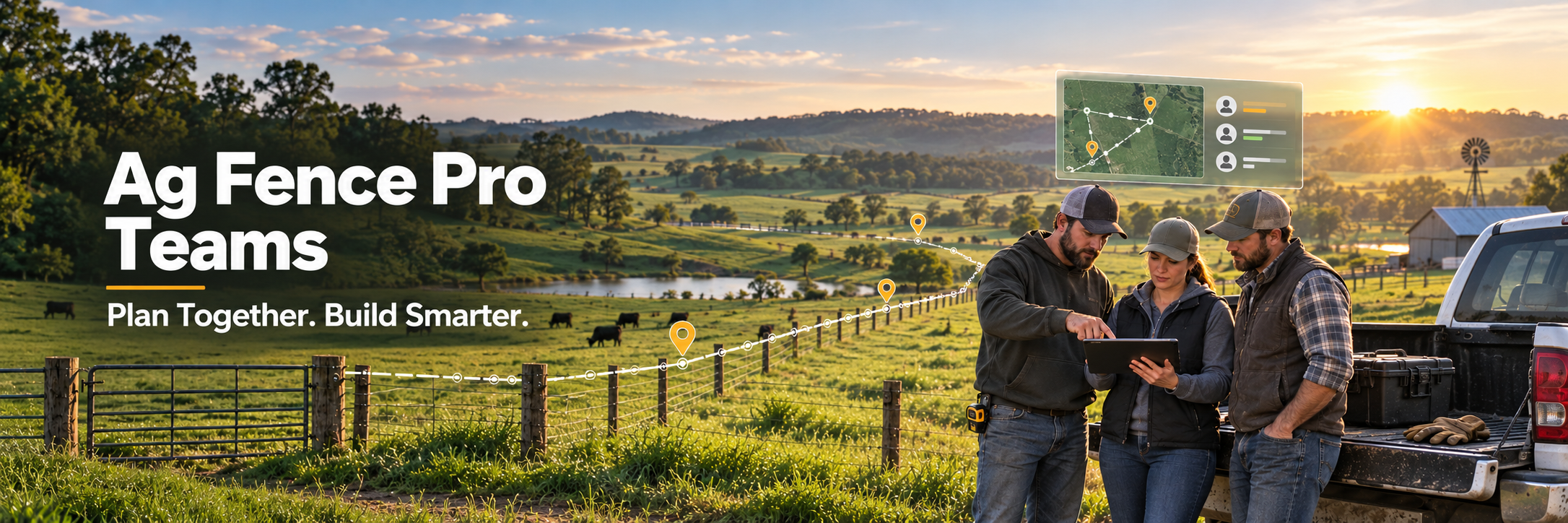 Ag Fence Pro Teams - Professional Agricultural Fencing Software