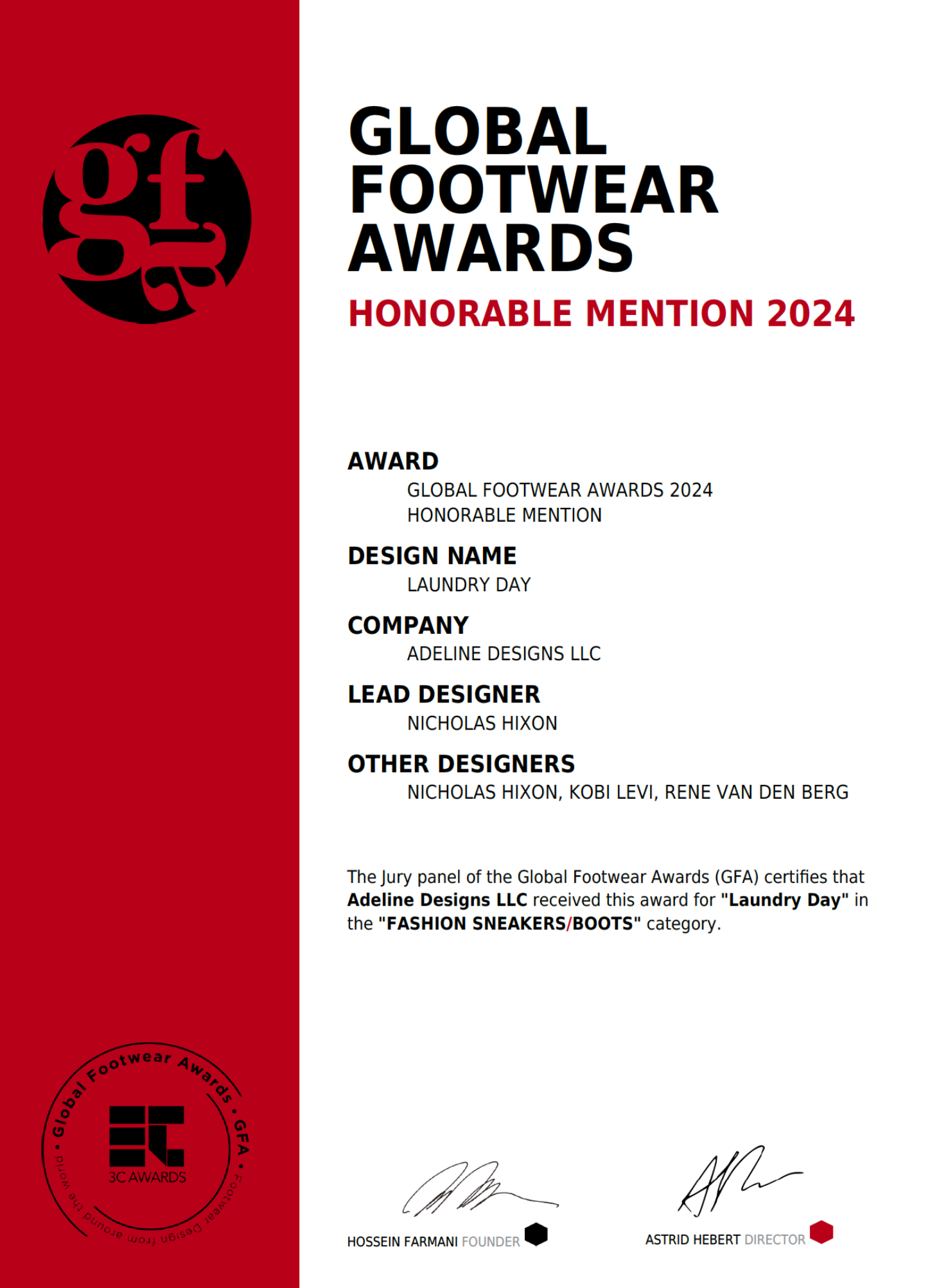 First Industry Award