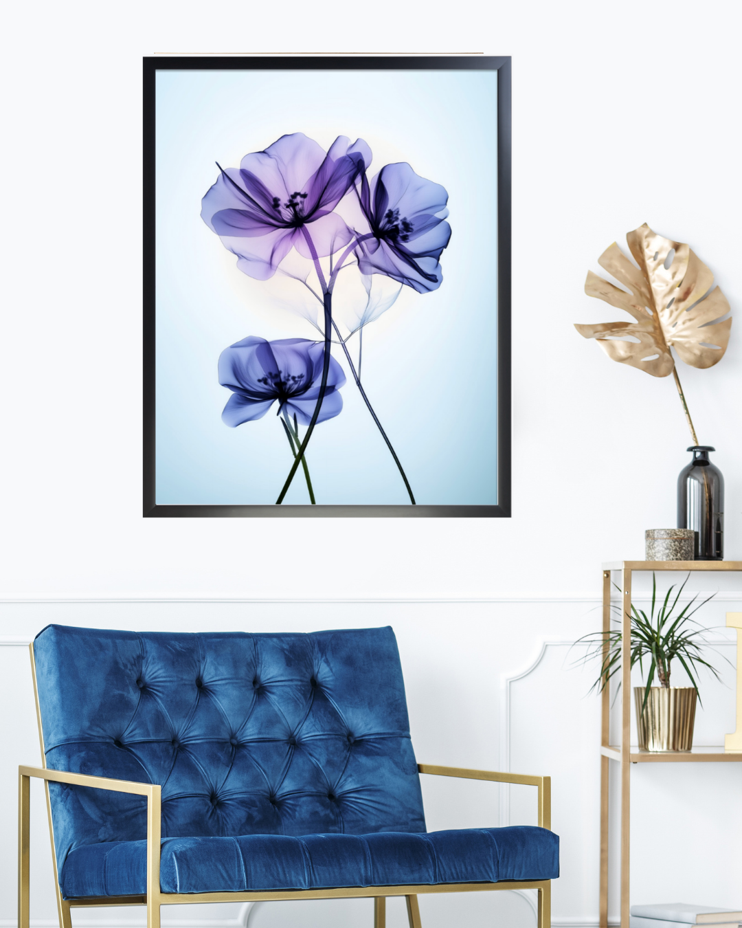 Botanical Wall Art Print Poster Framed 16x20