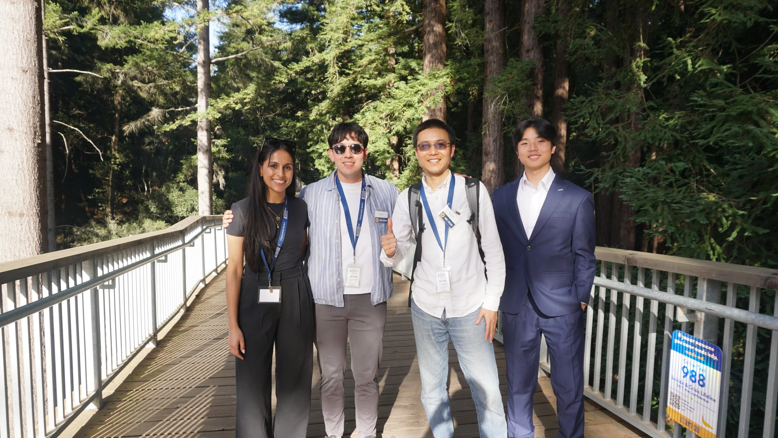 August 2026: lab goes to UCSC for annal BIC!