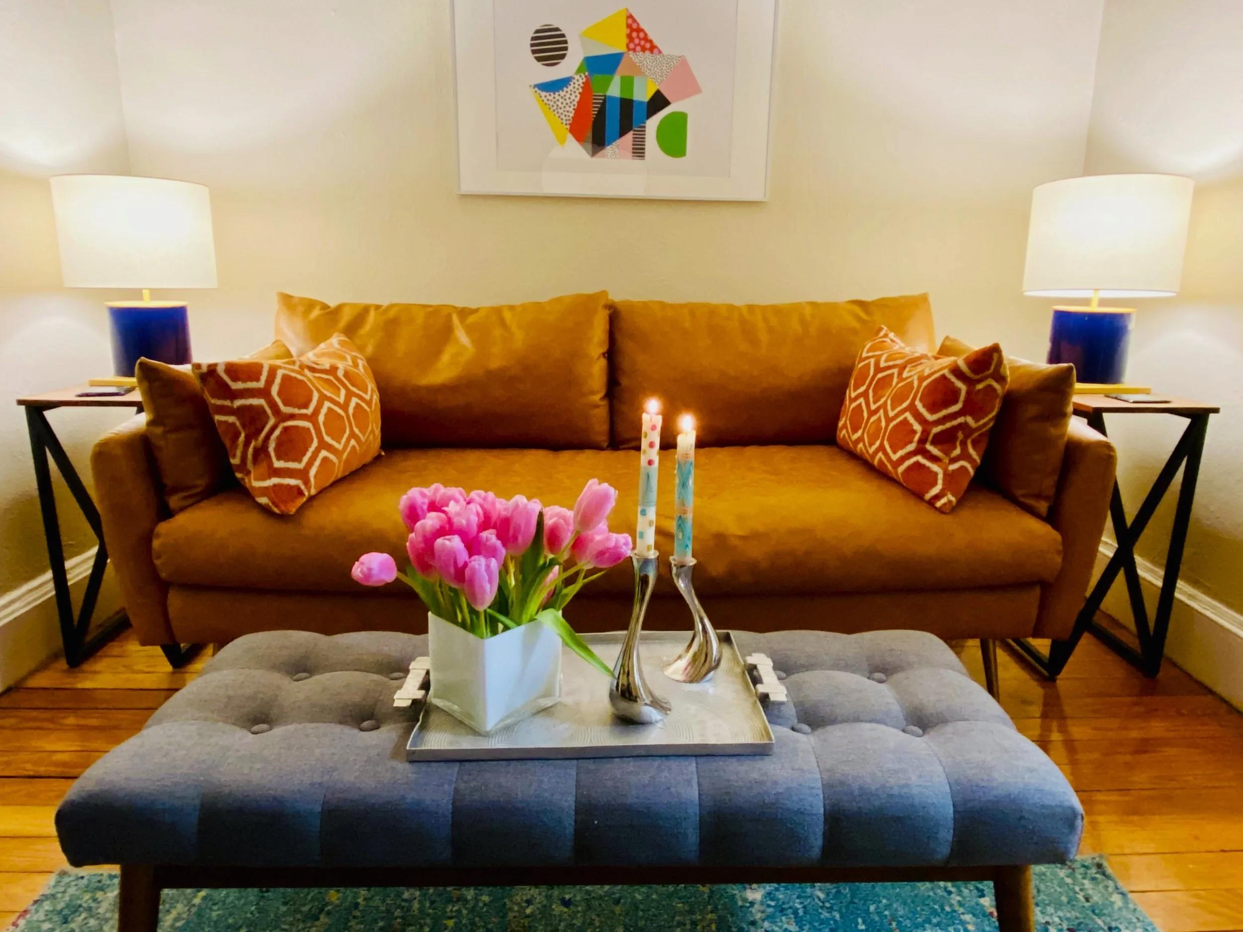 Her Light + Calm Living Room