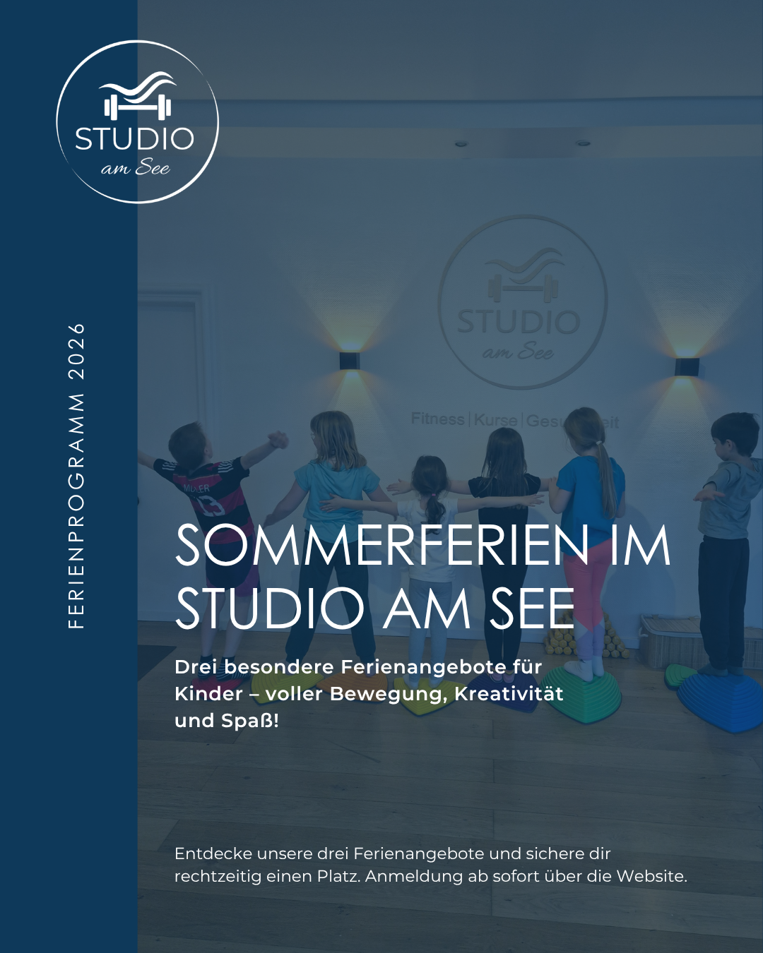 Blau Grün Fitnessstudio Freund Fitness Flyer.png