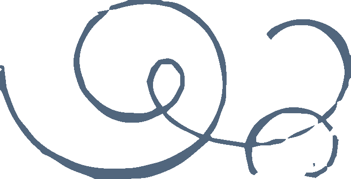 pale blue calligraphy