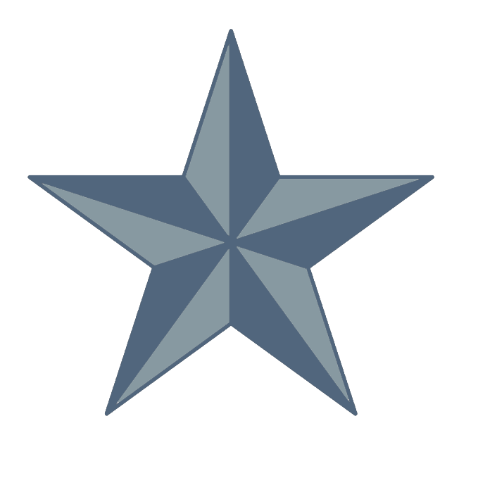 slideInRight-scroll dark and light blue colored star