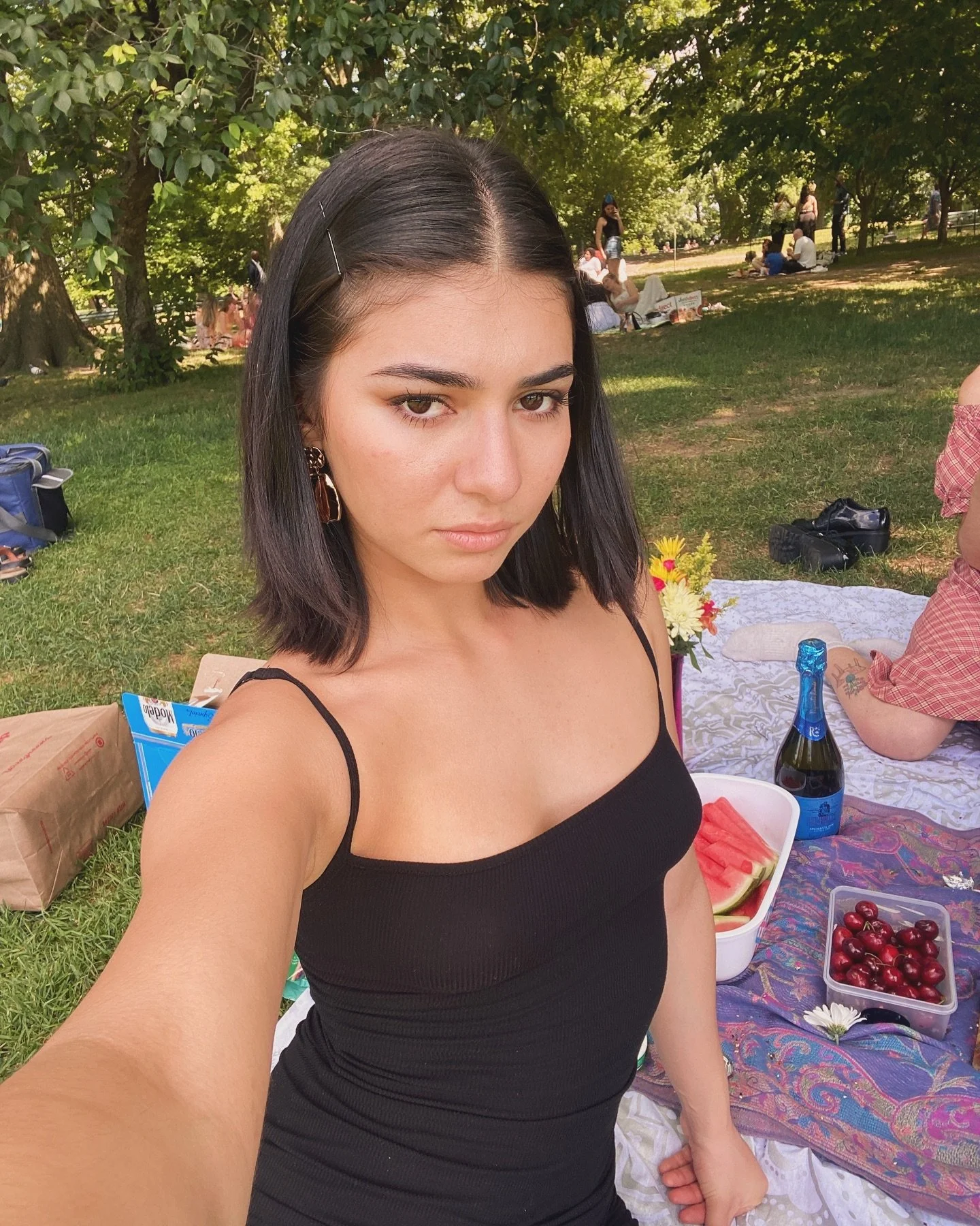 Picnics in central park thats what we dooo nowww