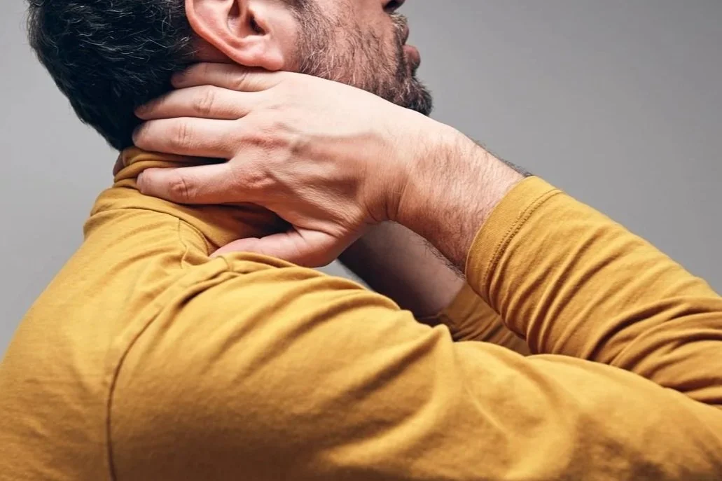 Neck Pain Chiropractic Adjustment.