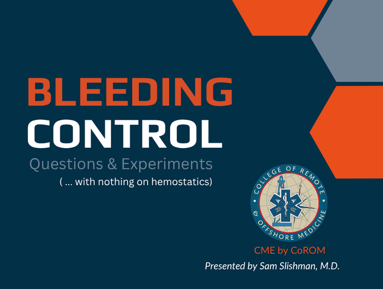 Bleeding Control Questions and Experiments