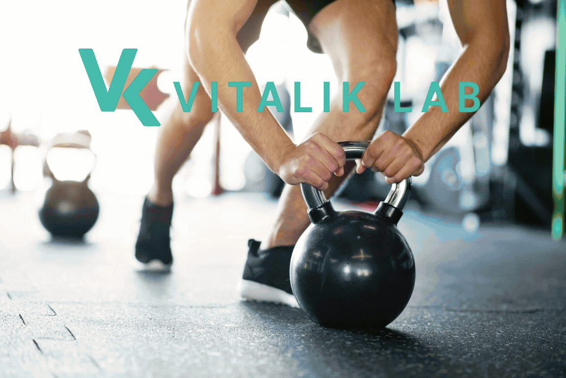 GIF animat amb una seqüència d'imatges sobre salut, exercici físic, nutrició i benestar, que promou un estil de vida saludable per a persones de totes les edats.