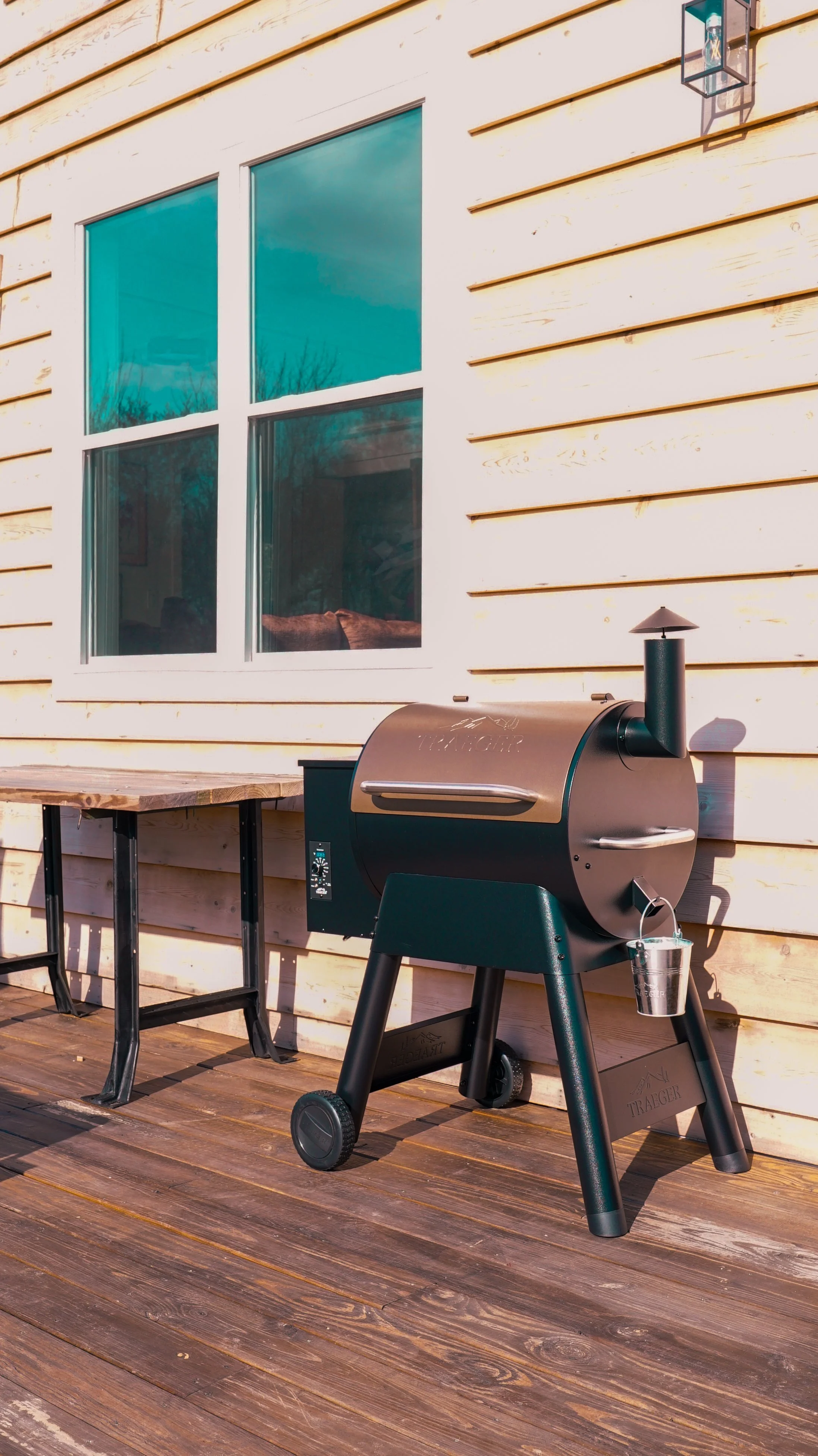 Traeger wood pellet grill 
