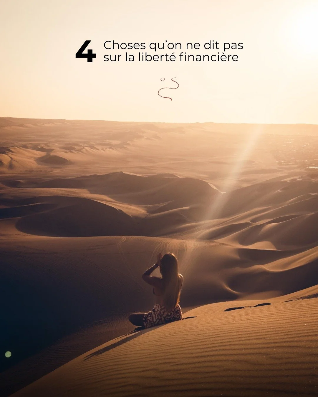 Je croyais que la libert&eacute; financi&egrave;re, c&rsquo;&eacute;tait une question d&rsquo;argent. Mais en r&eacute;alit&eacute;, c&rsquo;est une question de choix.De rythme.De ce que tu es pr&ecirc;t&middot;e &agrave; &eacute;changer contre ta tr