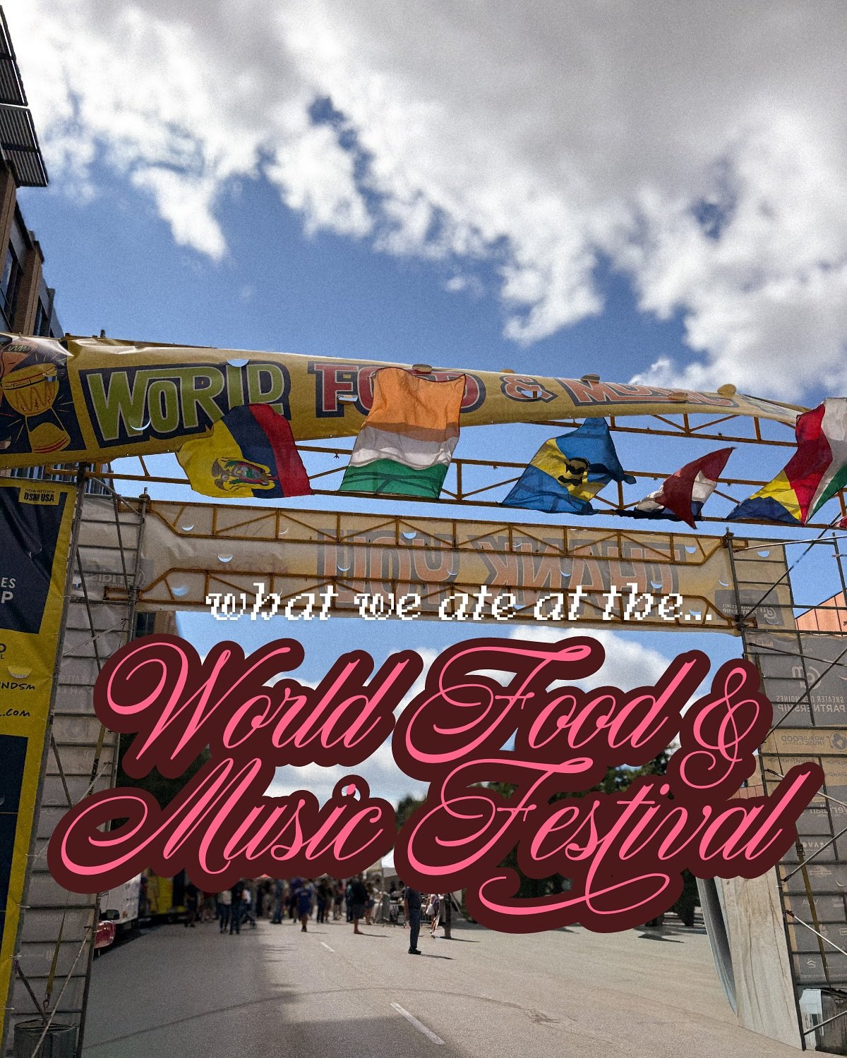 this was so fun!! and the food was AMAZING!
@downtowndsmusa, we will definitely be back next year!

── ⋆&sdot;☆&sdot;⋆ ──
#graphicdesign #downtowndsm #iowa #design #food #fyp #worldfoodandmusicfestival