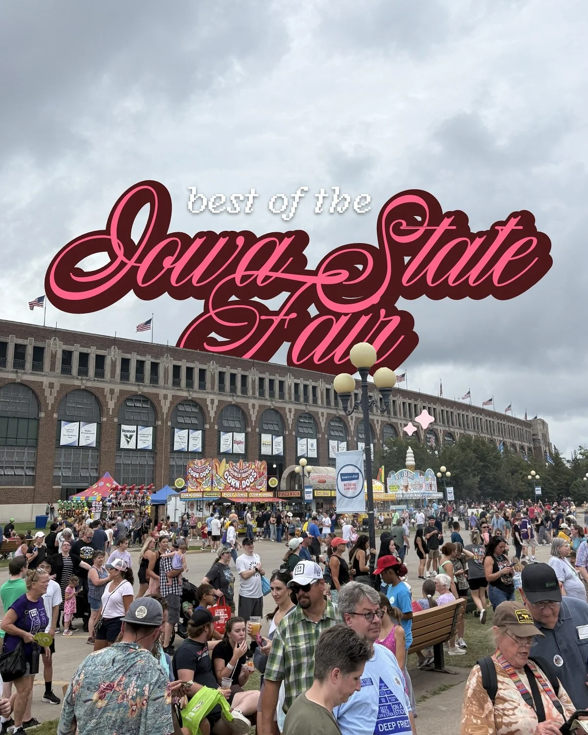 state fair don't care!

love the fair every year, especially the animals! enjoy my slideshow of all the foods we enjoyed.

── ⊹₊⟡⋆ ── #graphicdesign #stargirldesign #iowa #desmoines #statefair #fyp #foodreview
