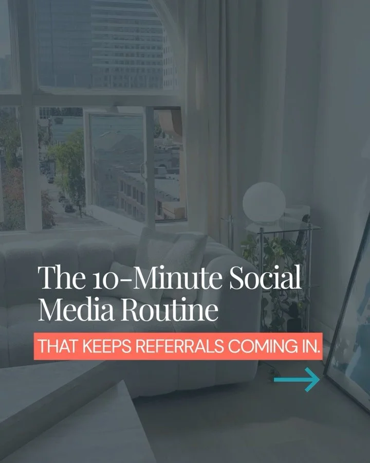 The agents with full pipelines aren&rsquo;t spending hours on social media. And they&rsquo;re not skipping it either.

They have a 10 minute routine. That&rsquo;s it. 🤯

Engage first. Post something real. Respond to your people. Show up in Stories.
