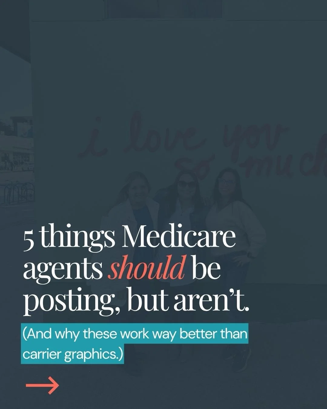 Medicare agents. This one&rsquo;s for you.

Most of you are either not posting at all or posting the same carrier graphics as every other agent in your market. And then wondering why social media isn&rsquo;t working.

Here&rsquo;s the truth. It&rsquo