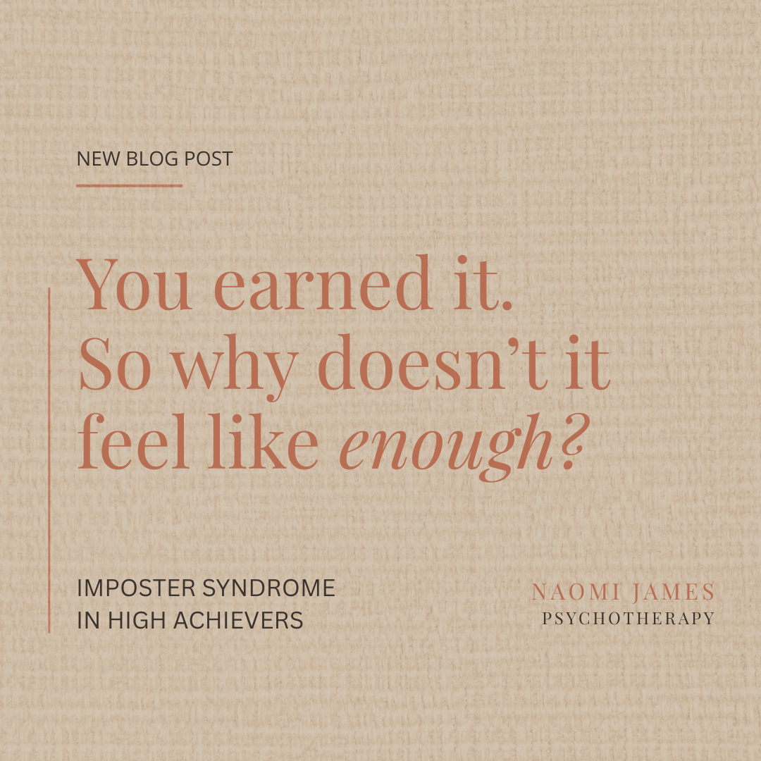 Why Do I Feel Like a Fraud? Imposter Syndrome in High Achievers