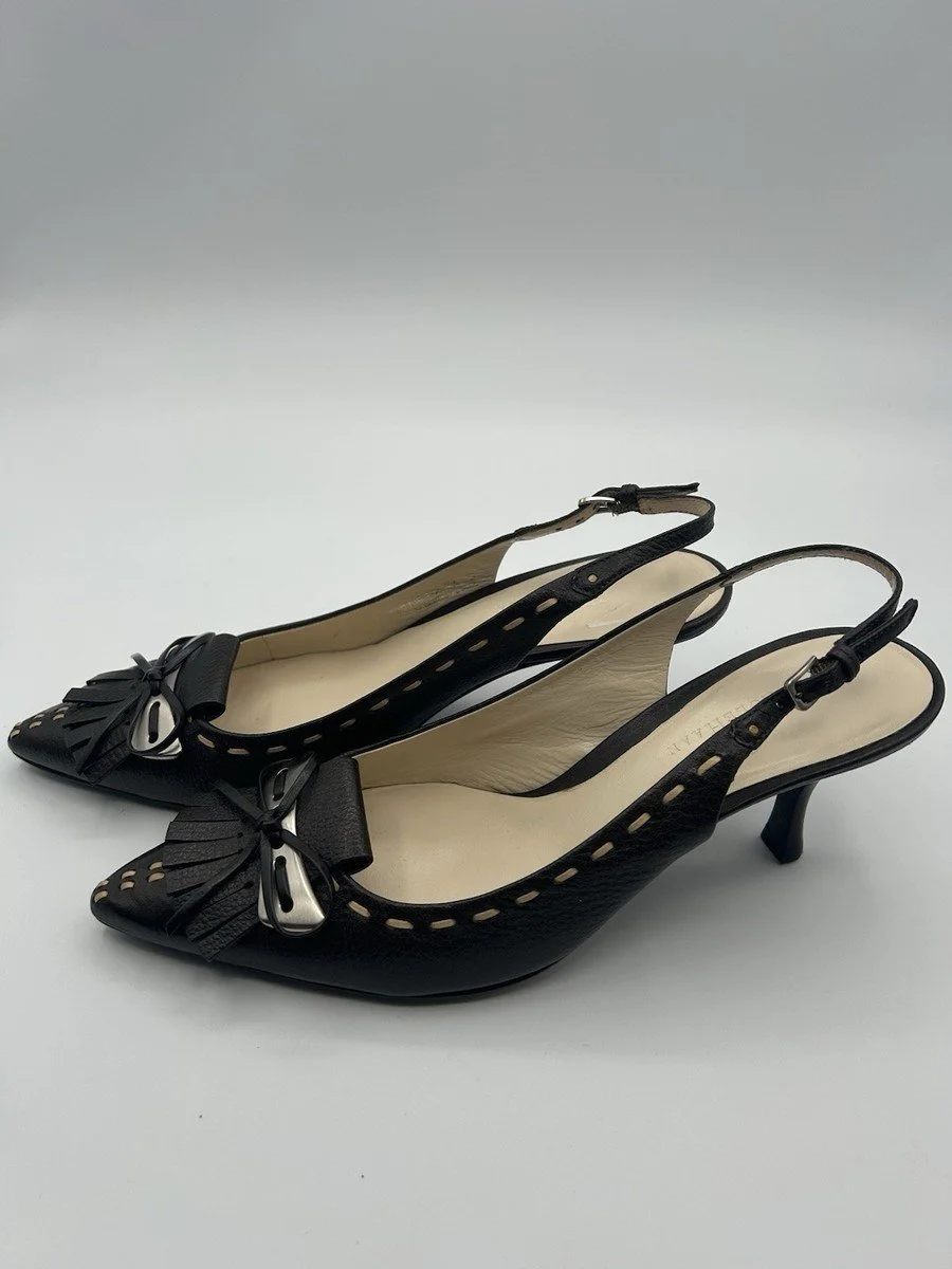 Espresso Slingback Heels