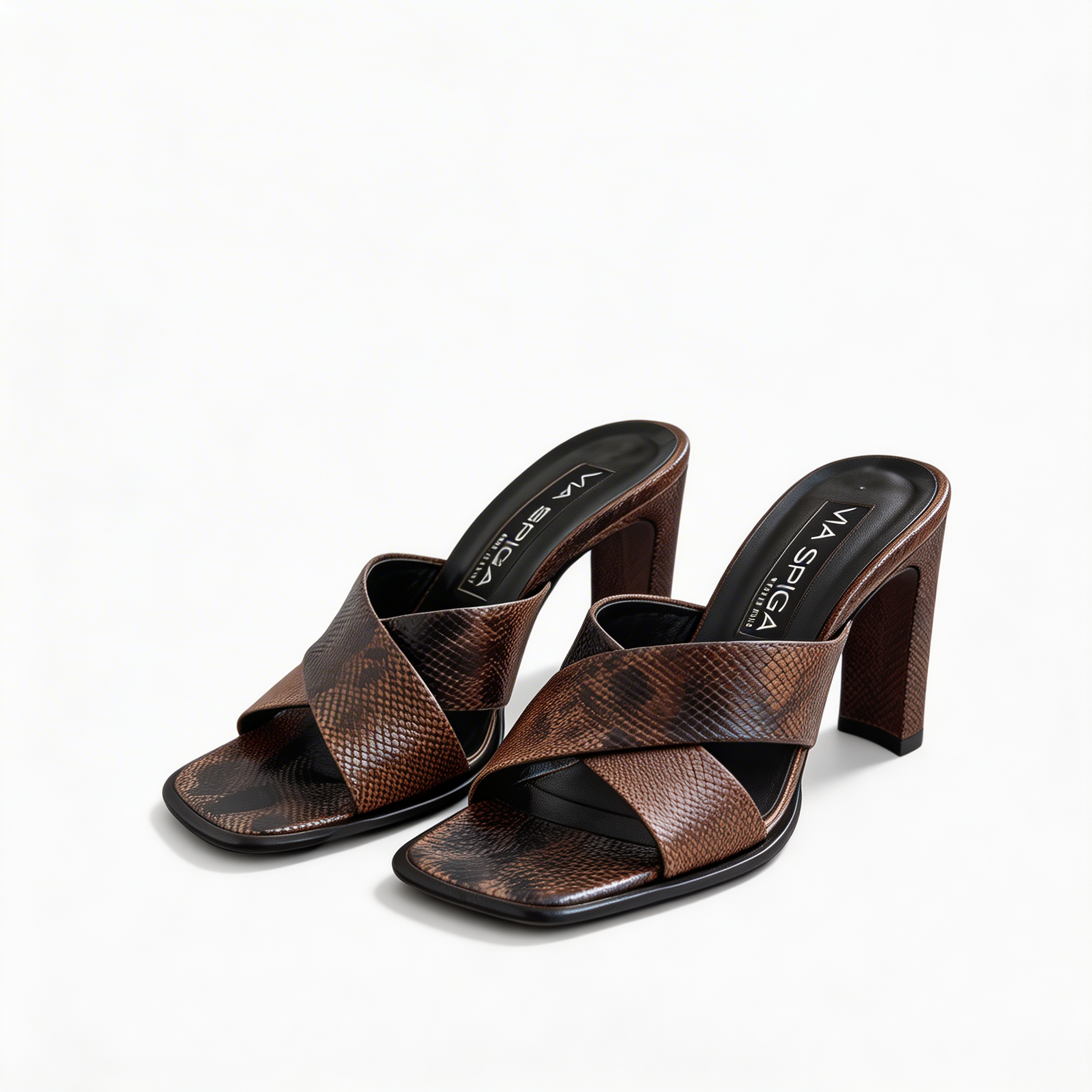 Italian Leather Y2K Mules