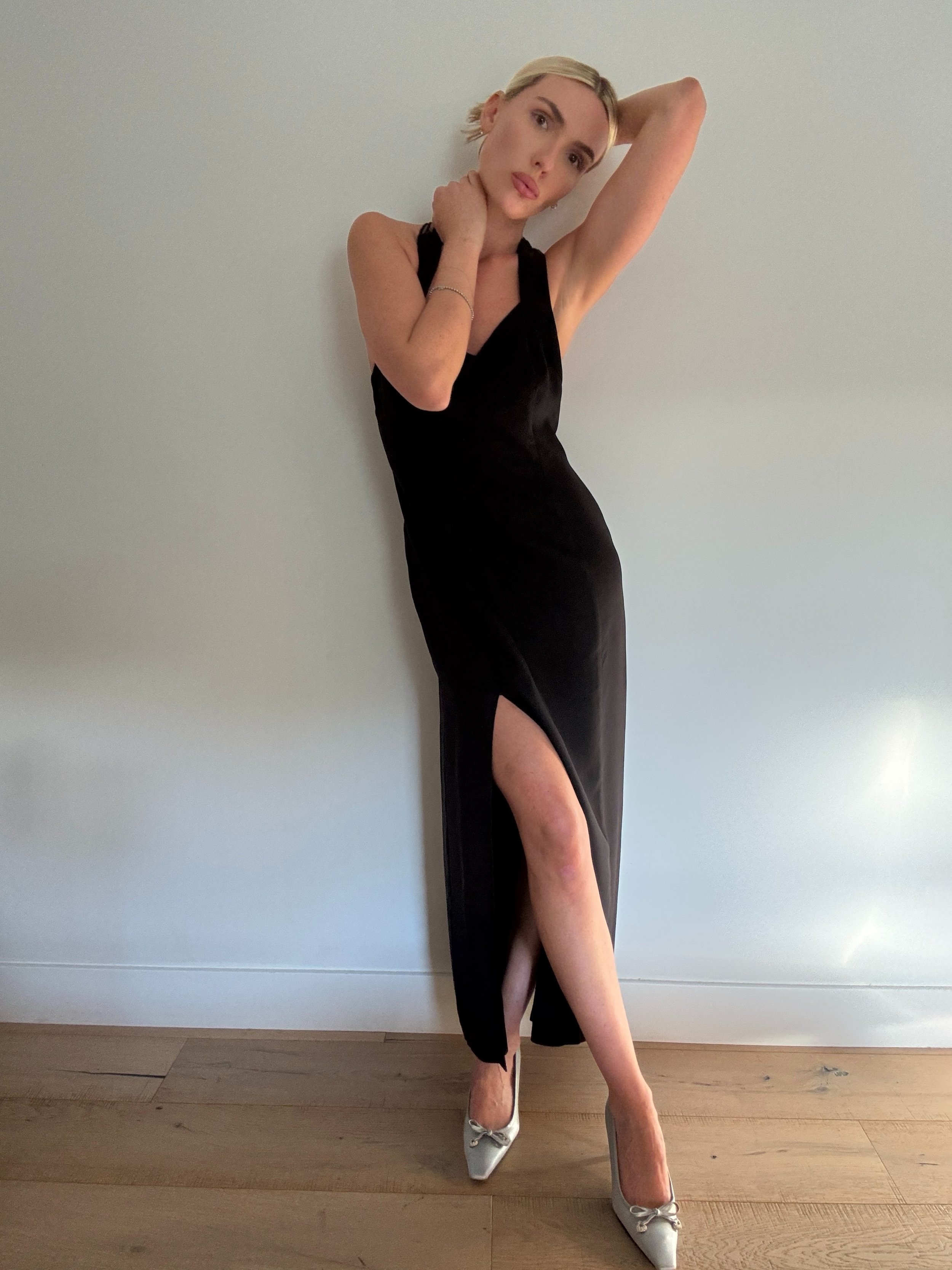 90s Black Evening Dress