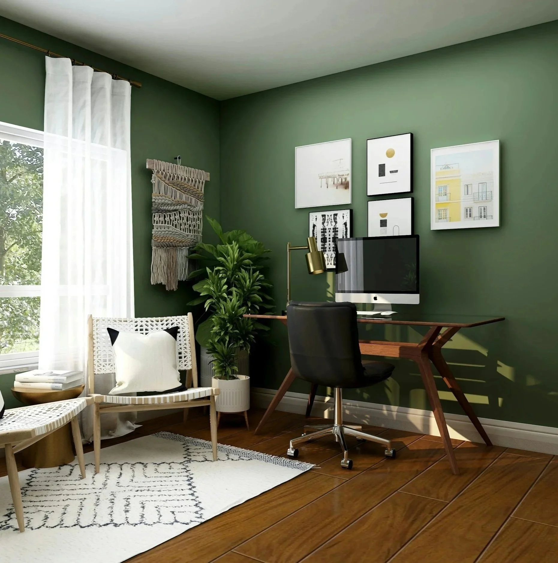 declutter and organize a home office doing paper management in a home in Cobb County, Georgia