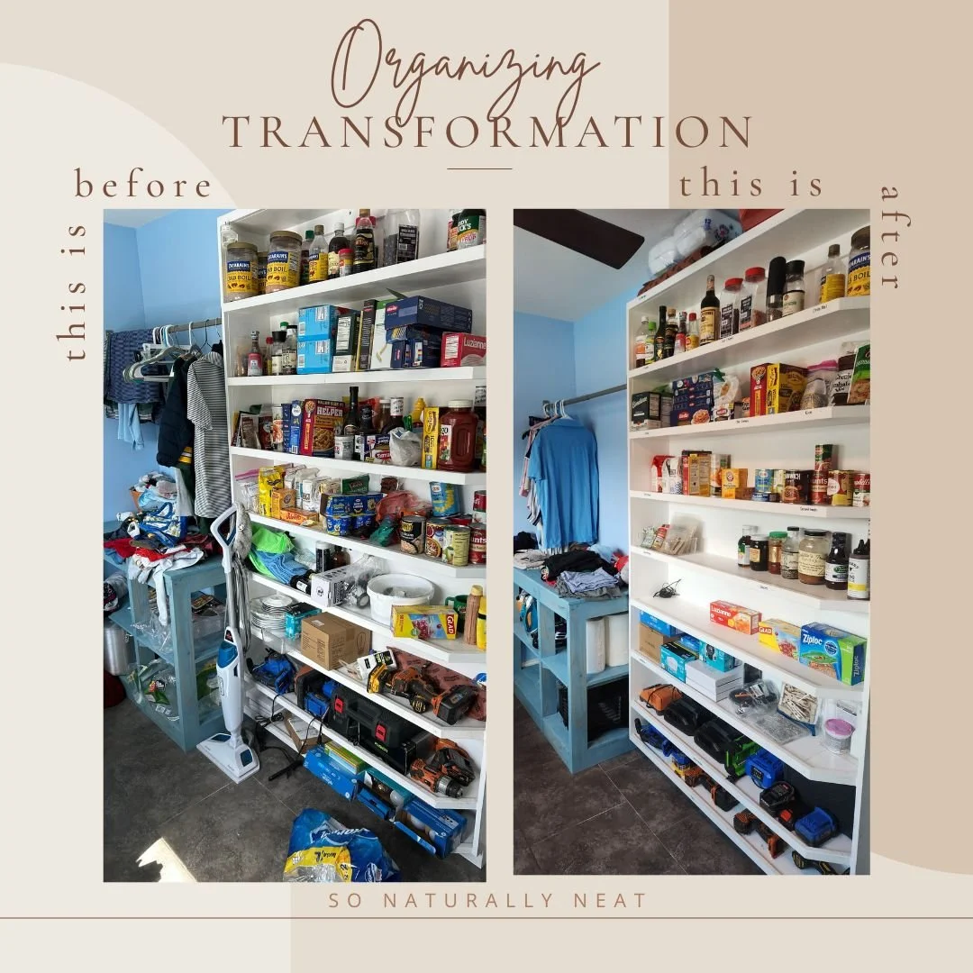 Pantry decluttered and organized in Pensacola, Fl 