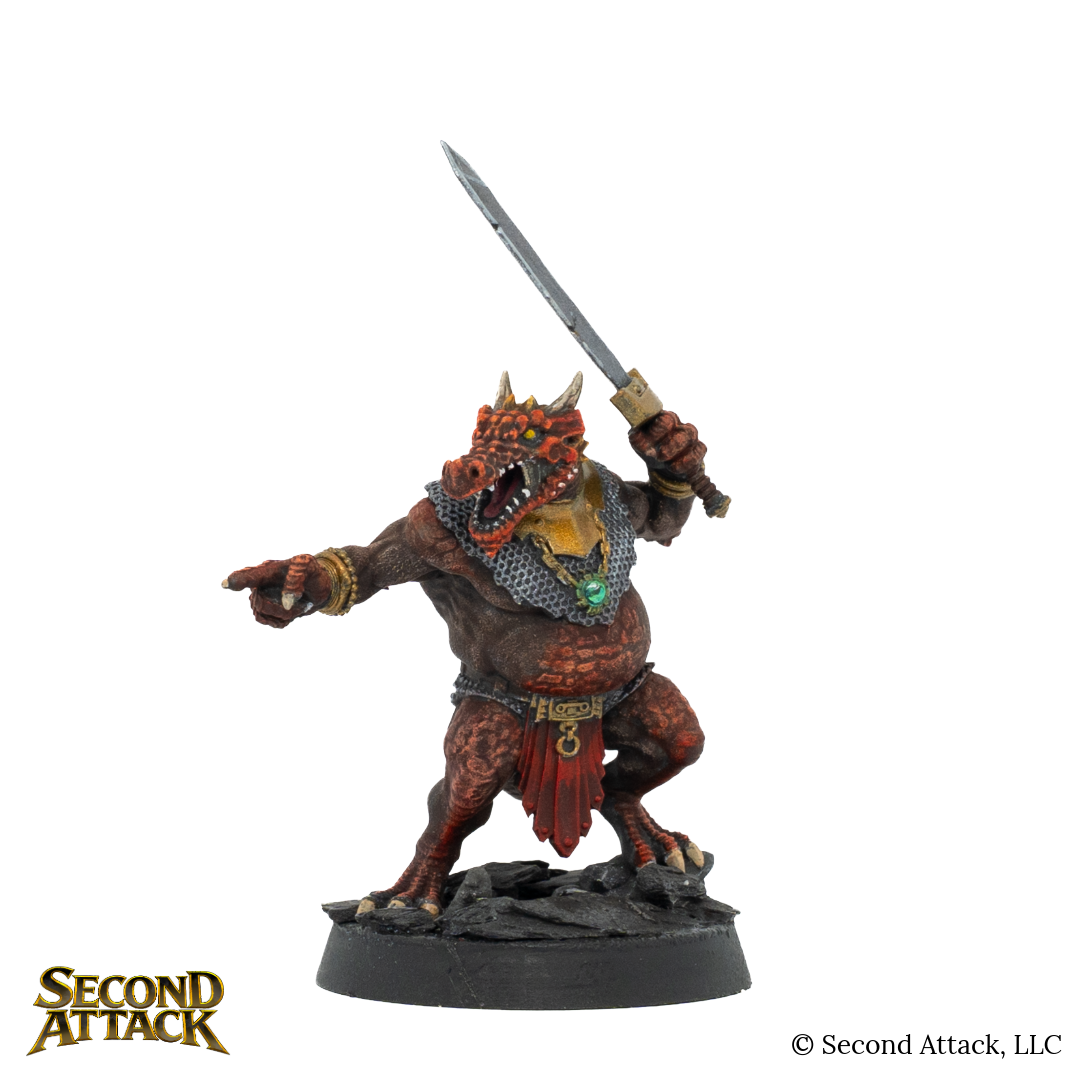 Krixis the Gilded, War-Chief - Emberclaw Warren