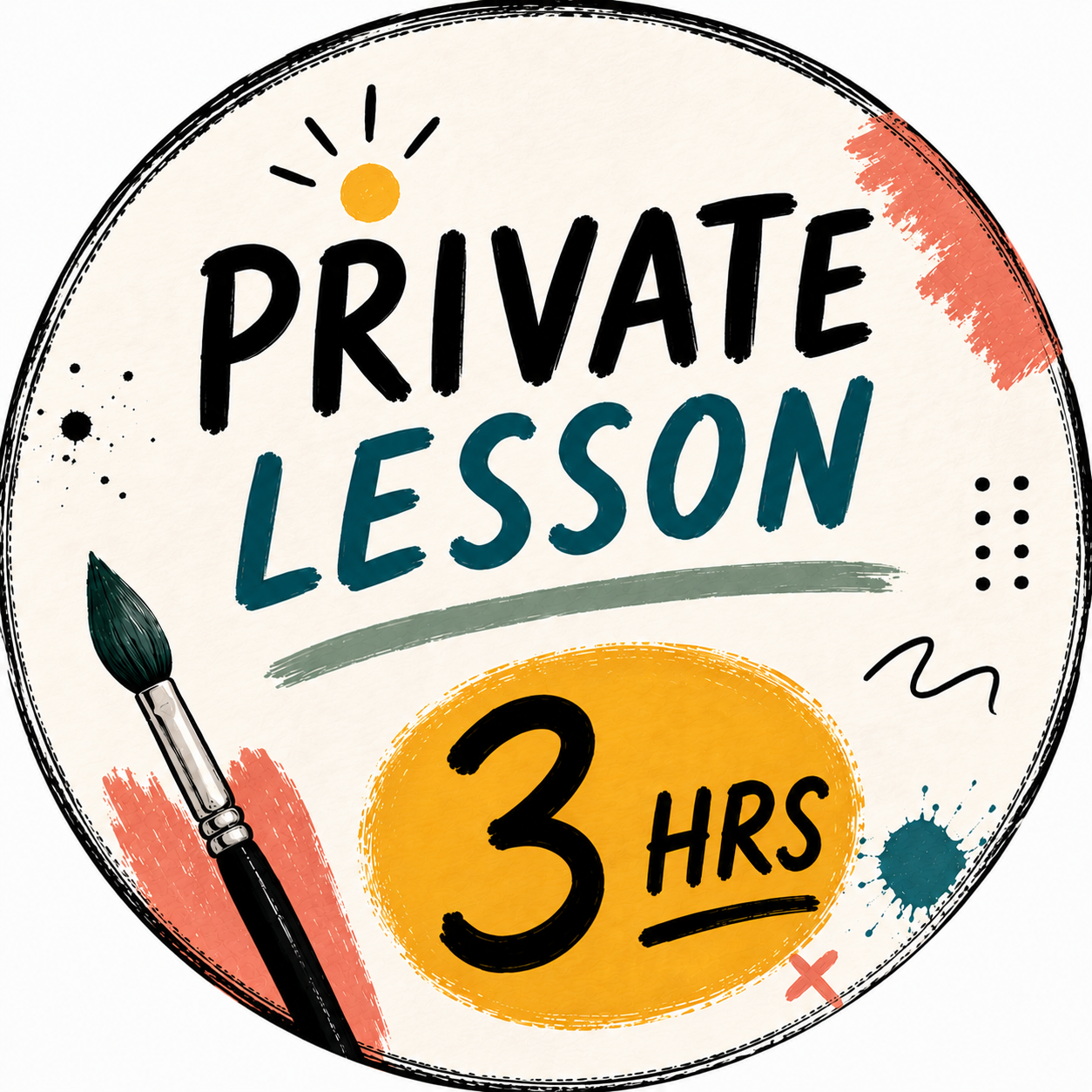 3 HR Private Lesson