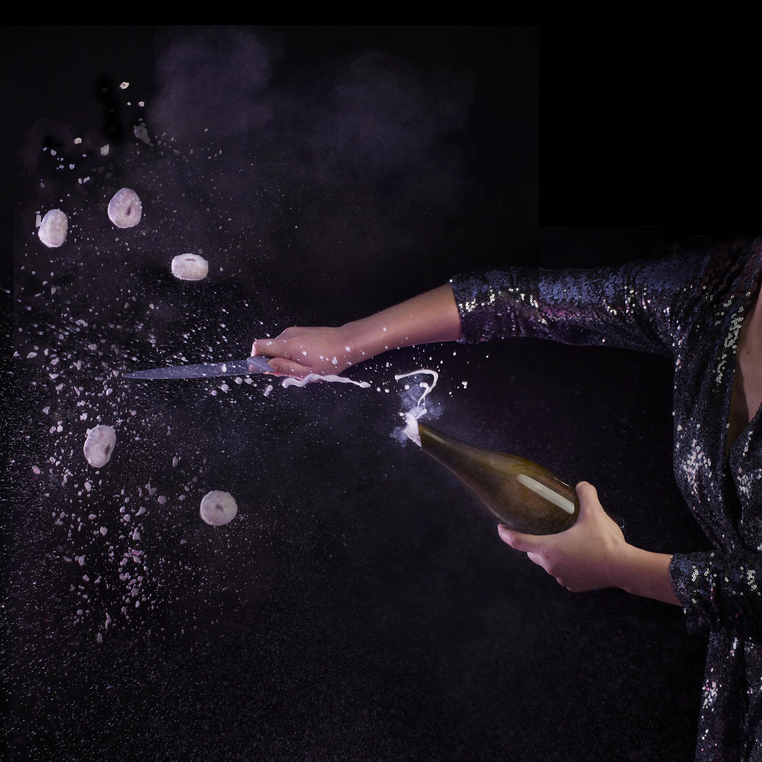 Saber Champagne and mini donuts.jpg