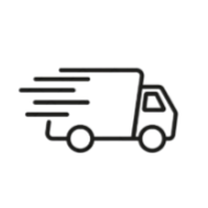Icon of a moving delivery truck