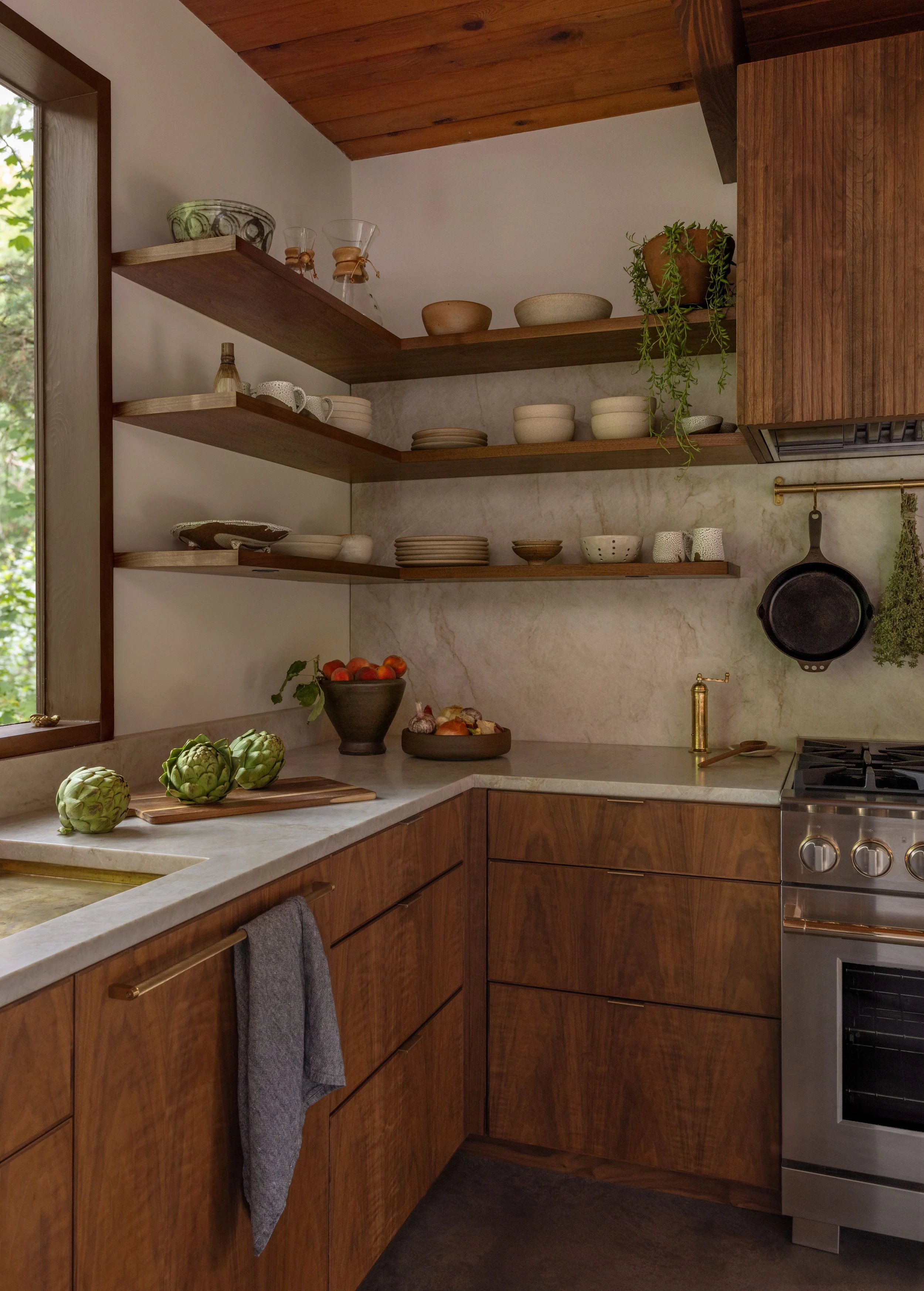 Custom cabinetry by Bucktide.   
